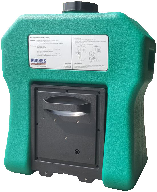 Hughes 16GFEWBLKTHT 16 gal Gravity Fed Eye Wash Heated Jacket with