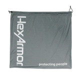 HexArmor 17-33001 16.93 x 16.14 in Helmet/Face Shield Microfiber Pouch for Ceros Safety Helmets - 1 Pack