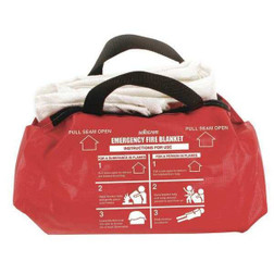 SureWerx Sellstrom® S97452 100% Fiberglass Emergency Chemical Resistant High Temperature Fire Blanket
