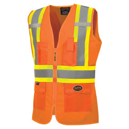 SureWerx Pioneer® Tricot Polyester Custom Fitted Safety Vest