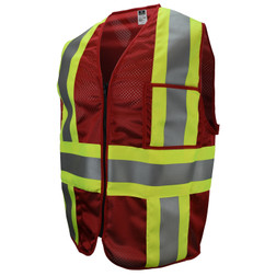 Radians Radwear® USA CSV22-01Z1 Custom Safety Vest, Multiple Sizes Available