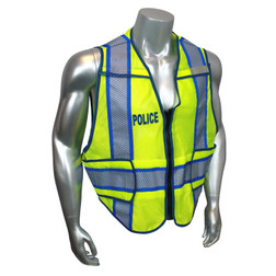 Radians Radwear® USA LHV-207ZRCTAR-POL Police Breakaway Vest, Multiple Sizes Available