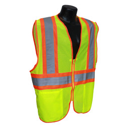 Radians Radwear® USA LHV-5ANSI-CT Mesh Safety Vest, Multiple Sizes Available