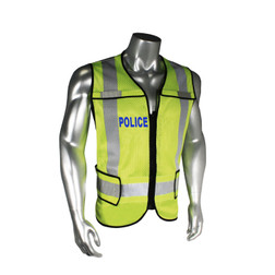 Radians Radwear® USA LHV-5-PC-ZR-POL Police Safety Vest, Multiple Sizes Available
