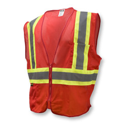 Radians Radwear® USA SV22-1ZRM Economy Two-Tone Safety Vest, Multiple Sizes Available