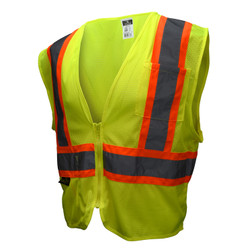 Radians SV22-2ZGM Economy Mesh Safety Vest, Multiple Sizes Available