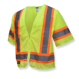 Radians SV22-3ZGM Economy Mesh Safety Vest, Multiple Sizes Available