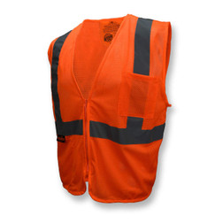 Radians SV25-2ZOM Economy Self Extinguishing Mesh Safety Vest, Multiple Sizes Available