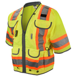 Radians SV55-3ZGD Two-Tone Woven Mesh Engineer Vest, Multiple Sizes Available