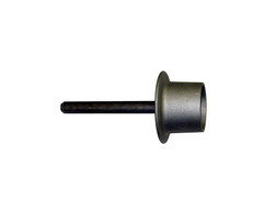 Nolan Stub Axle Assembly: 1''Axle, 5" Aluminum Wheel with Bearings and Insulation Kit: AATS-13