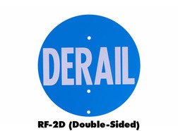 Nolan Signal Flag "Derail" (Double-Sided) Retro-Reflective, Blue: RF-2D