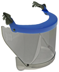 Arc Rated Safety AmpShield FSAHTAMPSLOT12L Highly Transparent Face Shield Assembly - Sold by Each