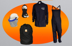 Arc Rated Safety 11 Cal Jacket and Bib Arc PPE in a Bag Kit JAB029C05HTAKIT 11 Cal Gear Bag Safety Clothing Kit - Multiple Sizes Available