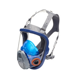 MSA 10028995 Advantage® 3200 Full Face Twin Port Facepiece Respirator, Multiple Size Values Available - Each