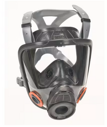 Advantage 4200 Full Face Twin Port Facepiece Respirator with Rubber Head Harness