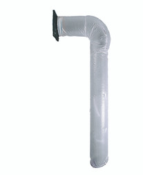 Super Vac LD8-3x8 8 in 3 ft + 8 ft L-Duct - No Adapter Needed