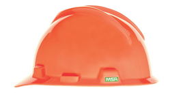 MSA 10104929 V-Gard® Canadian Freedom Front Brim Hard Hat - Each