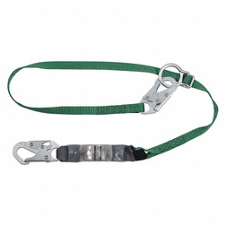 MSA 10193128 V Single Leg Tie Back Energy Absorber Lanyard - Each