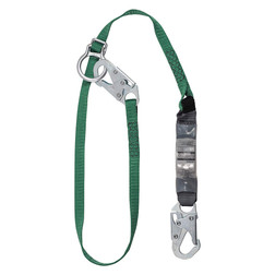 MSA 10193130 V Single Leg Tie Back Energy Absorber Lanyard - Each