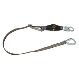 MSA 10193943 V Single Leg Anti Corrosion Energy Absorber Lanyard - Each