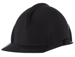 MSA 454729 Topgard Front Brim Hard Hat, black