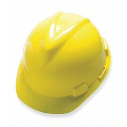 MSA 477484 Front Brim Slotted Hard Hat - Each