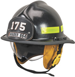 MSA 664DSB Cairns® Invader 664 Modern Style Fire Helmet - Each
