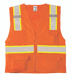 Kishigo 1164 6 Pockets Safety Vest, Multiple Sizes Available