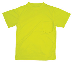 Kishigo 9124 1 Pocket Short Sleeve T-Shirt, Multiple Sizes Available