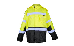 Kishigo Premium Black Series JS140 7 Pockets Parka, Yellow