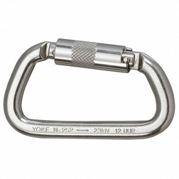 Honeywell Miller SSRLC DuraSeal Series Offset-D Double-Action Twist Lock Locking Carabiner - Sold By Each