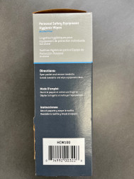 Pyramex HCW100 Individually Packaged Alcohol Free Hygienic Lens Cleaning Wipes, Multiple Size Values Available - 100/Box