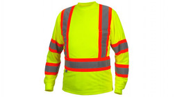 Pyramex RCLTS31 Winter Wear Long Sleeve Wicking T-Shirt, Multiple Size, Color Values Available - Each