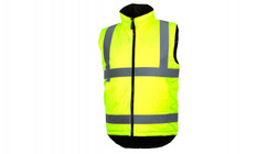 Pyramex RWVZ45 Reversible Insulated Safety Vest, Multiple Size Values Available - Each