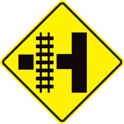 Aldon 4015-80 Rail-Road Advance Warning Sign