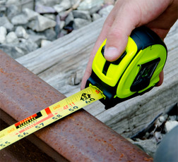 Aldon 4124-316 Track Inspector Tape Measure (25 ft)
