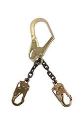 Falltech 8250LT10LK Standard Duty Rebar Positioning Assembly with Chain & Steel Non-Swivel Rebar Hook