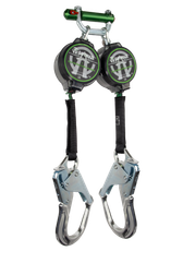 SAFEWAZE 018-5027 Dual Leg Web Self Retractable Lifeline