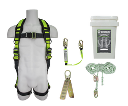 SAFEWAZE PRO FS120 Roofing Fall Protection Harness Kit