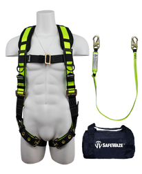 SAFEWAZE PRO FS141 Combo Fall Protection Harness Kit