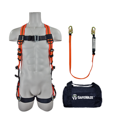 SAFEWAZE FS141-E Compliance Combo Fall Protection Harness Kit