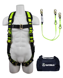 SAFEWAZE PRO FS147 Compliance Combo Fall Protection Harness Kit