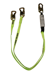 SAFEWAZE FS451 High Profile Dual Leg Energy Absorbing Lanyard