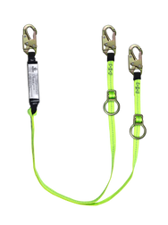 SAFEWAZE FS456 High Profile Dual Leg Energy Absorbing Lanyard