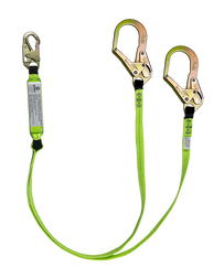 SAFEWAZE FS566 Dual Leg Energy Absorbing Lanyard, Multiple Lengths Available