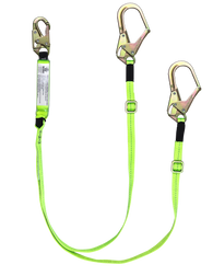 SAFEWAZE FS566-AJ Adjustable Dual Leg Energy Absorbing Lanyard