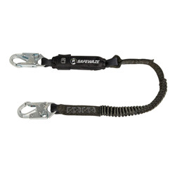 SAFEWAZE PRO 6' Stretch Energy Absorbing Lanyard with Snap Hook (FS570)