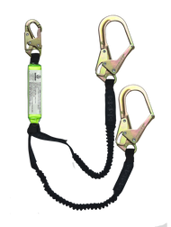 SAFEWAZE FS576 Dual Leg Stretch Energy Absorbing Lanyard