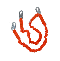 SAFEWAZE V-LINE FS88591 Dual Leg Low Profile Stretch Energy Absorbing Lanyard