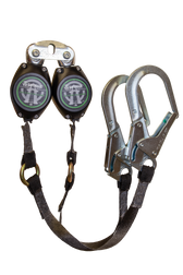 SAFEWAZE FS-FSP1409-W-DL-RBH Class A Dual Leg Web Self Retractable Lifeline
